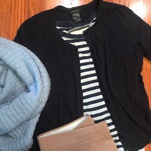 Ann Taylor Navy Cardigan